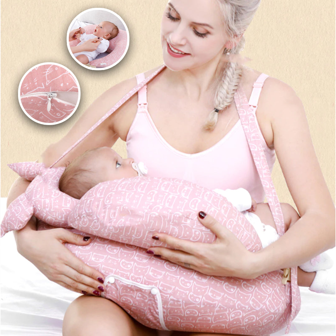 Sei Design Coussin d'allaitement de qualité 170x30 Testées et certifié  Ökotex | Oreiller de positionnement d'oreiller de grossesse ergonomique 